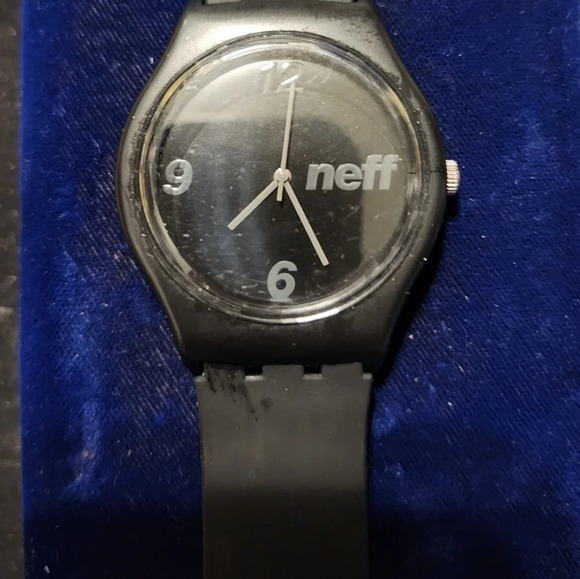 NEFF TYPHOON UNISEX WATCH ALL BLACK - Picture 3 of 6